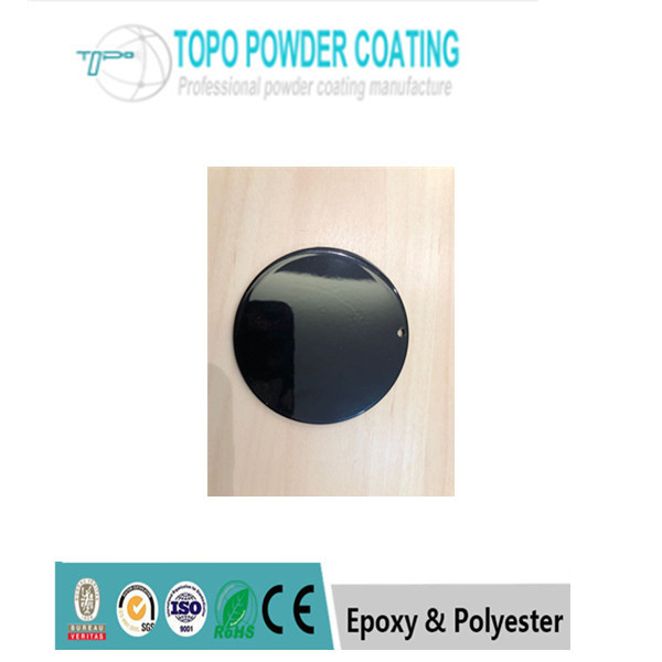 धातु के फर्नीचर के लिए सुरक्षित उच्च चमक पॉलिएस्टर पाउडर कोटिंग RAL9005 काला रंग